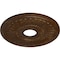 Ekena Millwork Melonie Ceiling Medallion (Fits Canopies up to 6 3/8"), 16"OD x 3 5/8"ID x 3/4"P, Root Beer Crackle CM16MLRBC - alternate 4